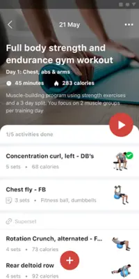 Personal Fit Club android App screenshot 1